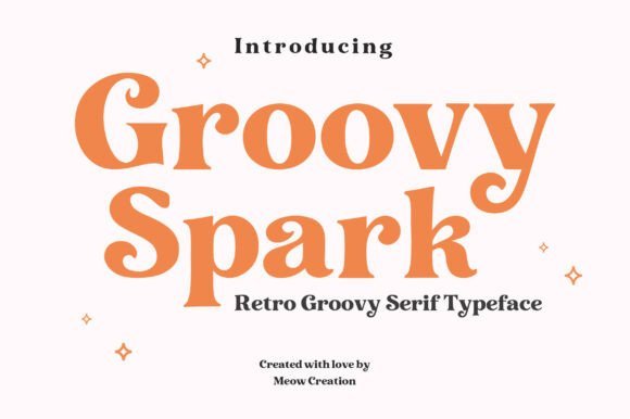 Groovy Spark Font