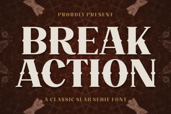 Break Action Font