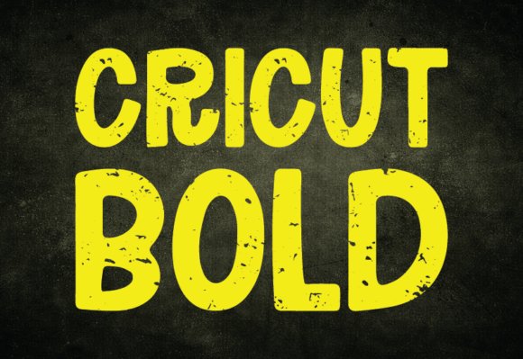 Cricut Bold Font