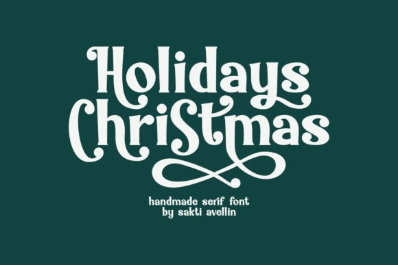 Holidays Christmas Font