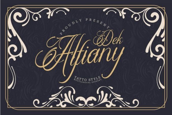 Alfiany Dek Font