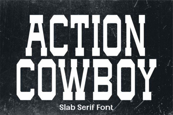 Action Cowboy Font