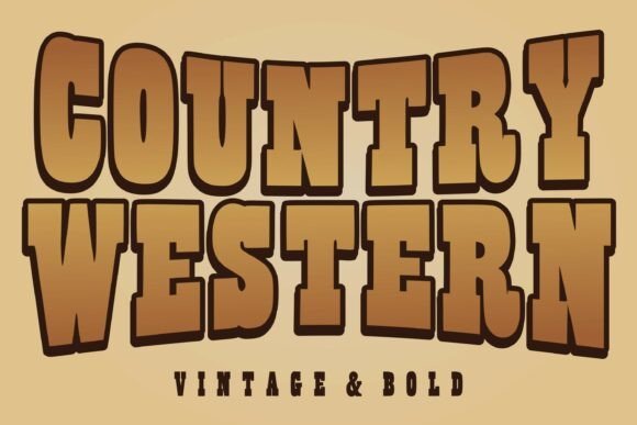 Country Western Font