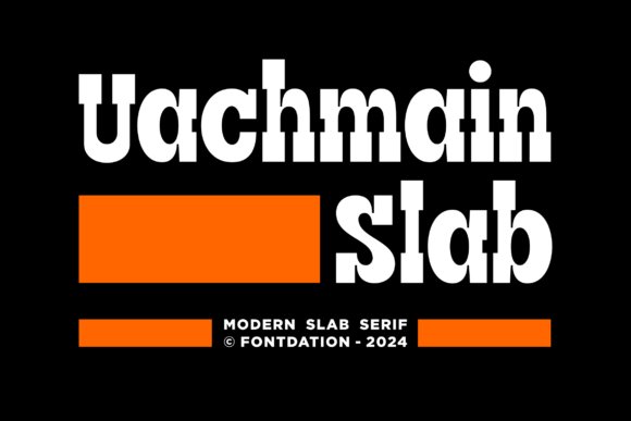 Uachmain Slab Font