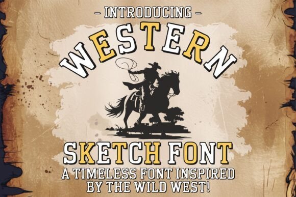 Western Sketch Font