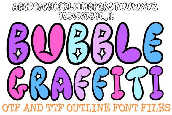 Bubble Graffiti Font