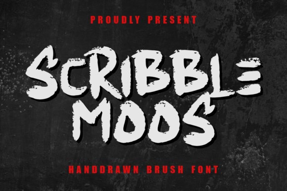 Scribble Moos Font