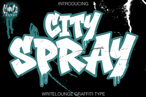 City Spray Font