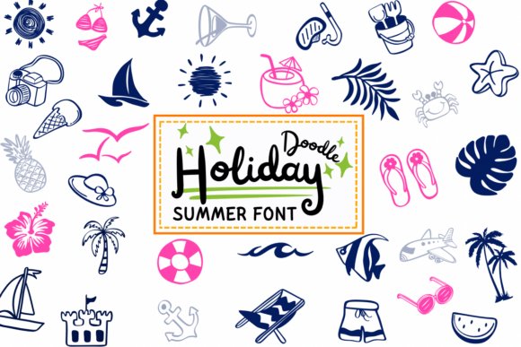 Doodle Holiday Summer Font