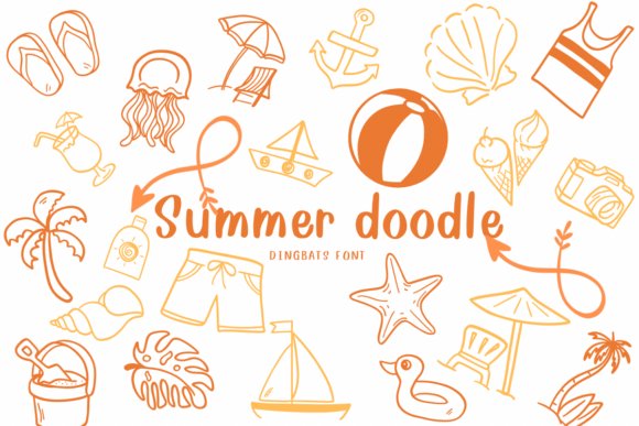 Summer Doodle Font