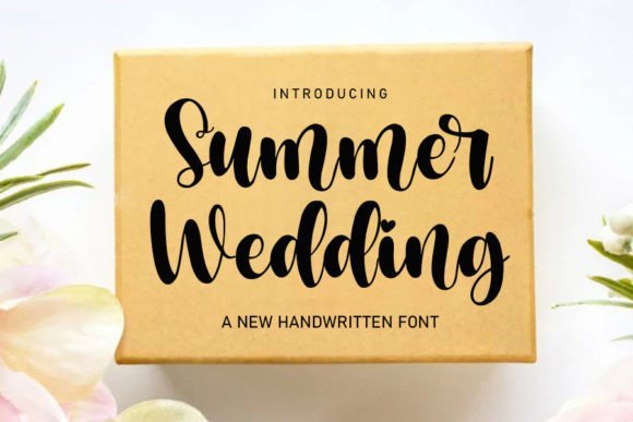 Summer Wedding Font