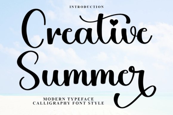 Creative Summer Font