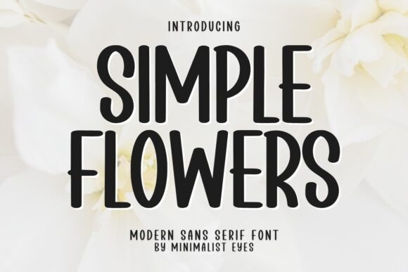 Simple Flowers Font