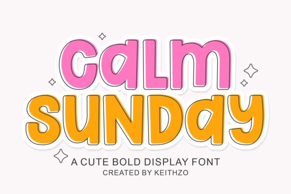 Calm Sunday Font