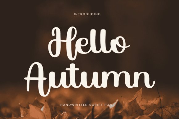 Hello Autumn Font