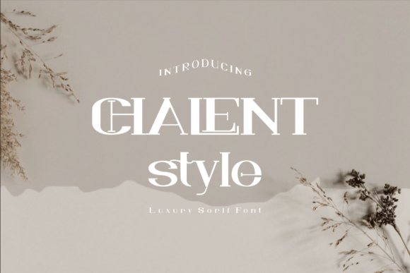 Chalent Style Font