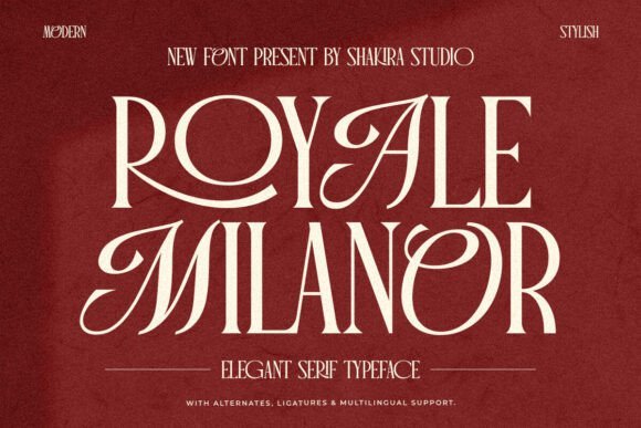 Royale Milanor Font