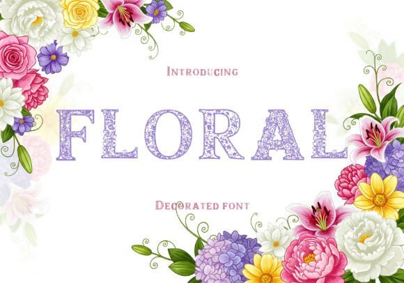 Floral Font