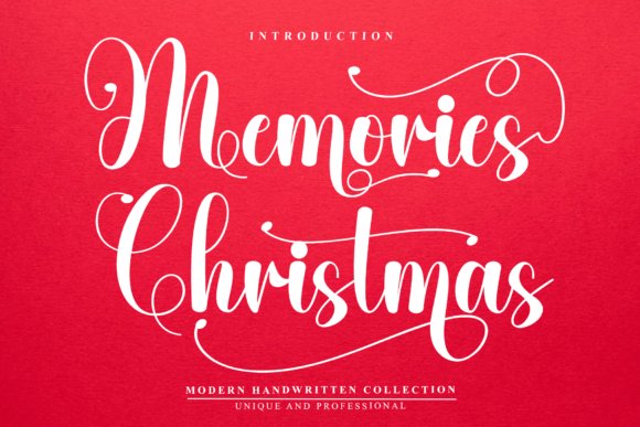 Memories Christmas Font