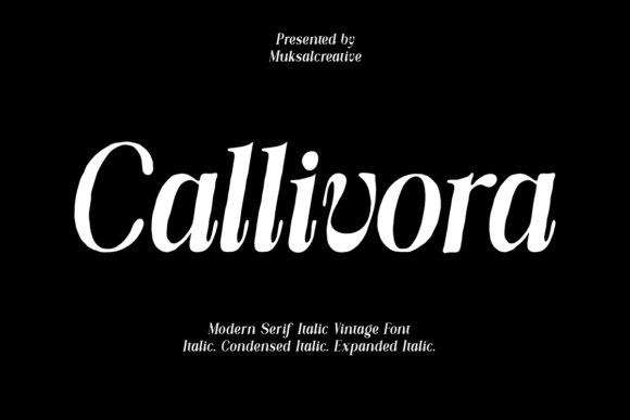 Callivora Italic Font
