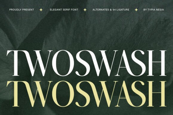Twoswash Font