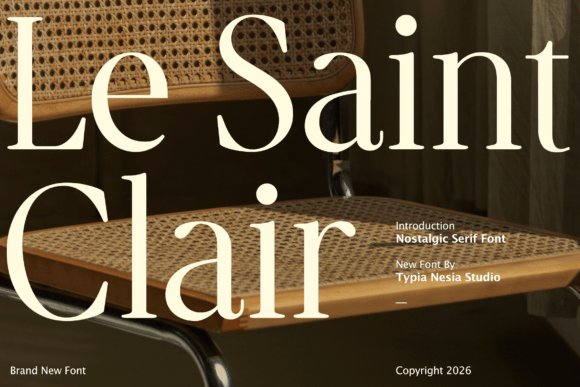 Le Saint Clair Font