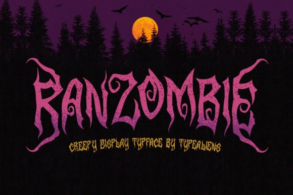 Fonts for gothic design