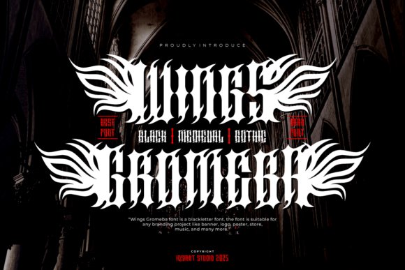 Wings Gromeba Font