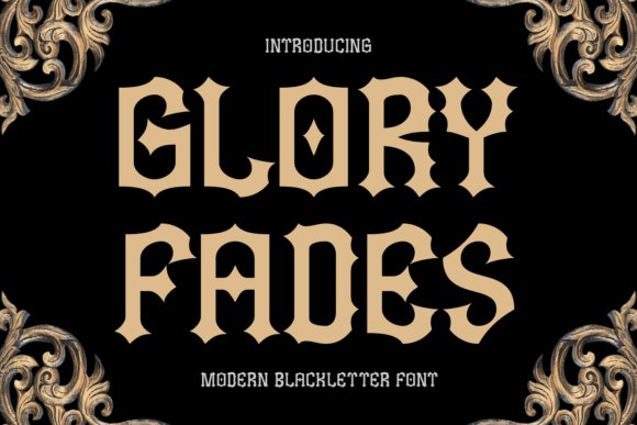 Glory Fades Font