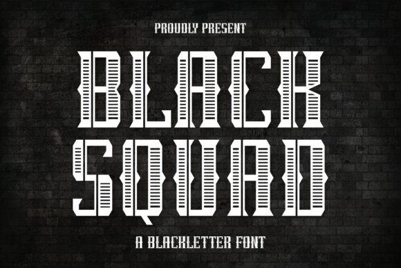 Black Squad Font