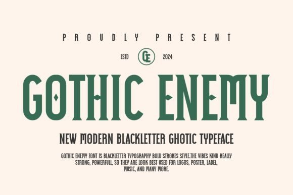 Gothic Enemy Font