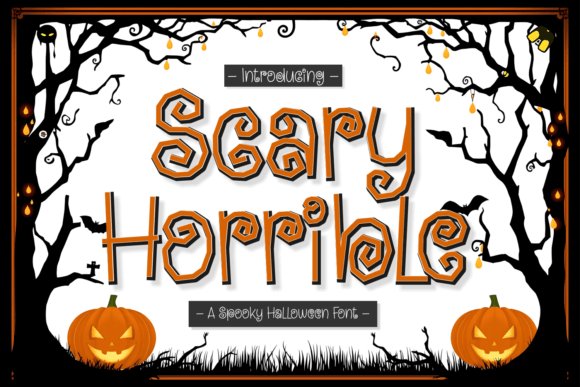 Scary Horrible Font