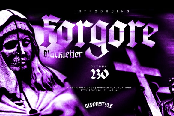 Forgore Blackletter Font