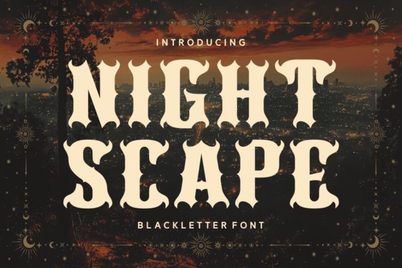 Night Scape Font