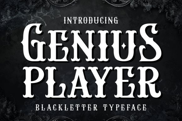 Genius Player Font