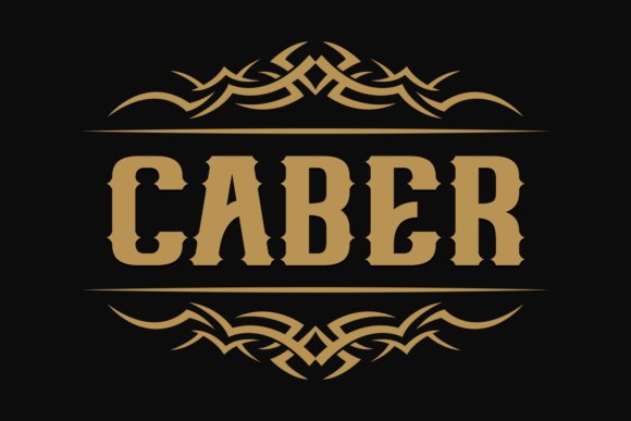 Caber Font - blackletter gothic fonts