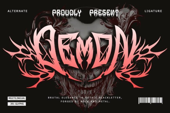 Demon Crown Font
