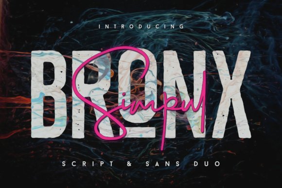 Bronx Simpul Duo Font