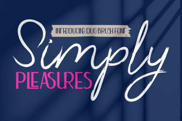Simply Pleasures Font