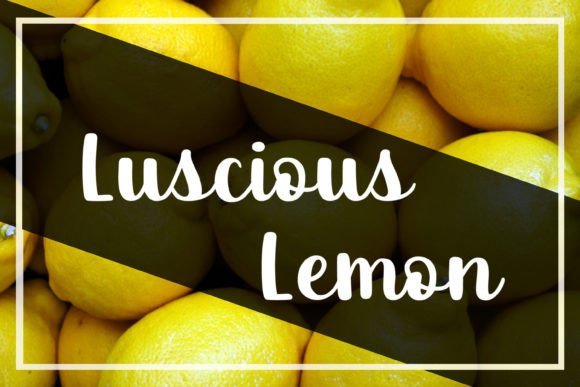 Luscious Lemon Font