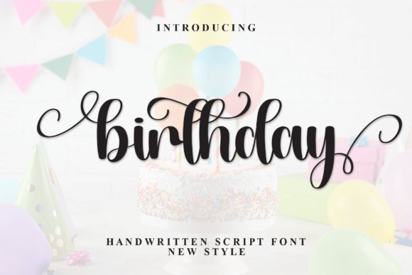 Birthday Font