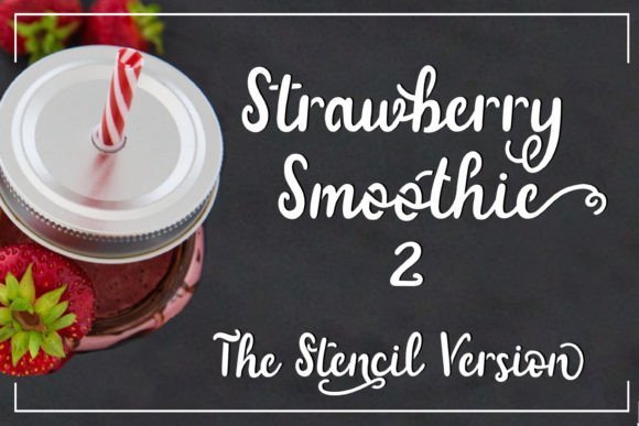 Strawberry Smoothie Font