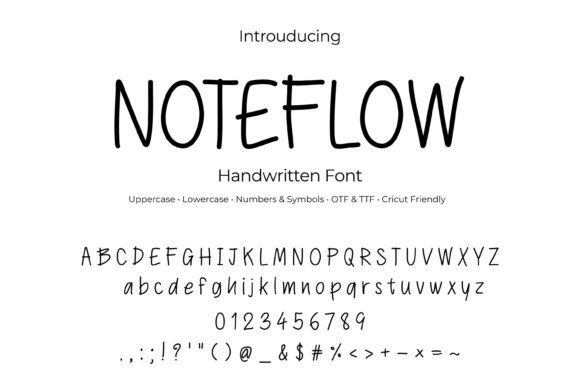 Noteflow Font