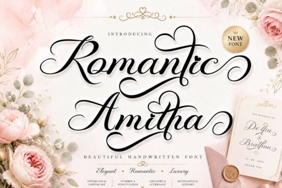 Romantic Amitha Font