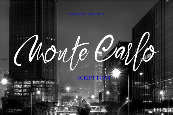 Monte Carlo Font