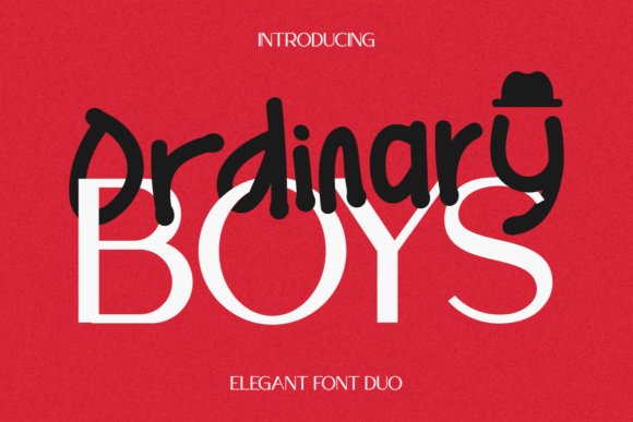 Ordinary Boys Font Duo