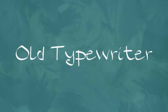Old Typewriter Font