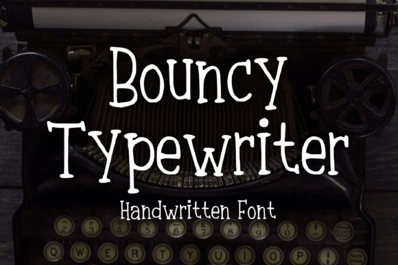 Bouncy Typewriter Font