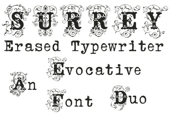 Surre Erased Typewriter Font