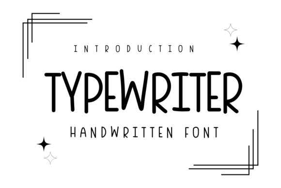 Typewriter Font
